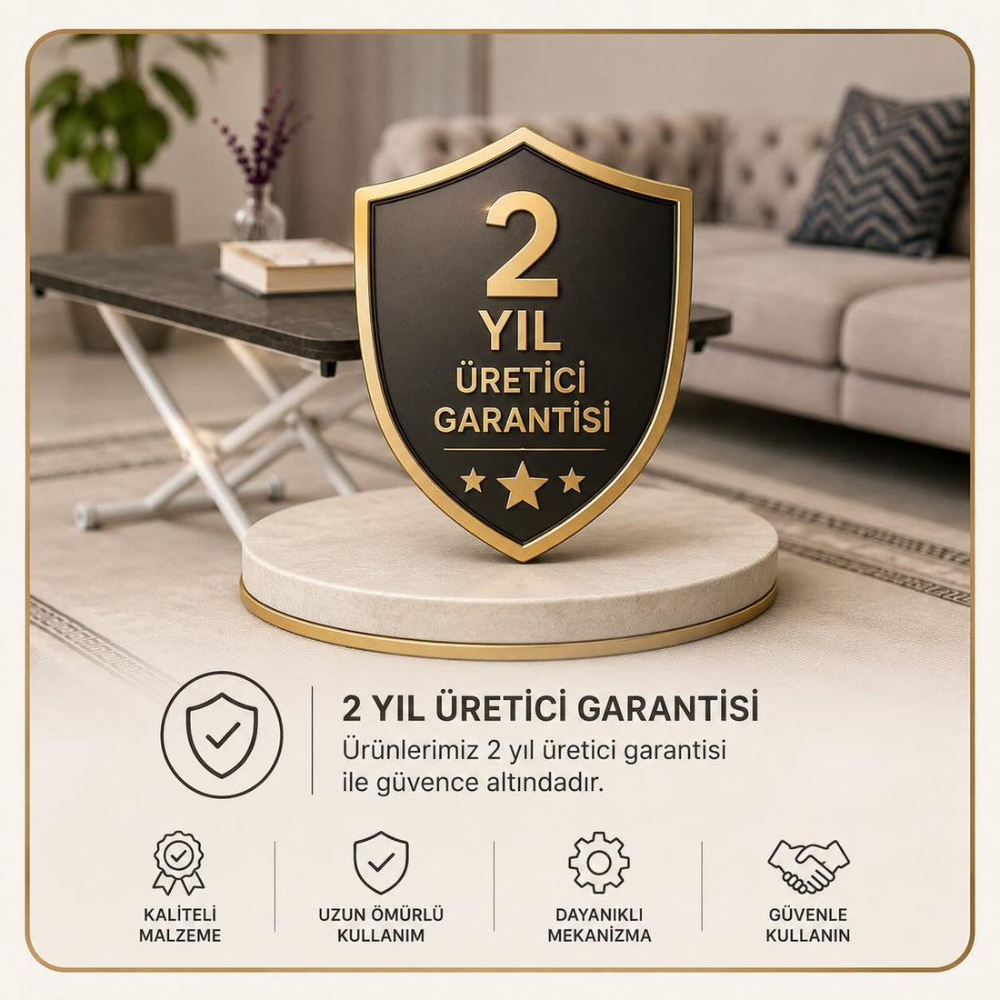 <strong>2 Yıl Üretici Garantisi</strong>