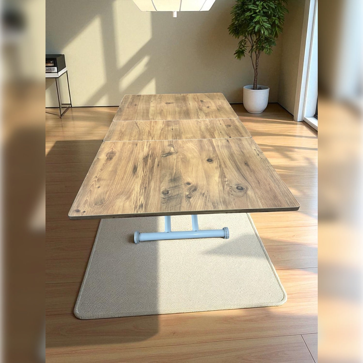 Smart Square Extending Table | EfesCam MDF & White