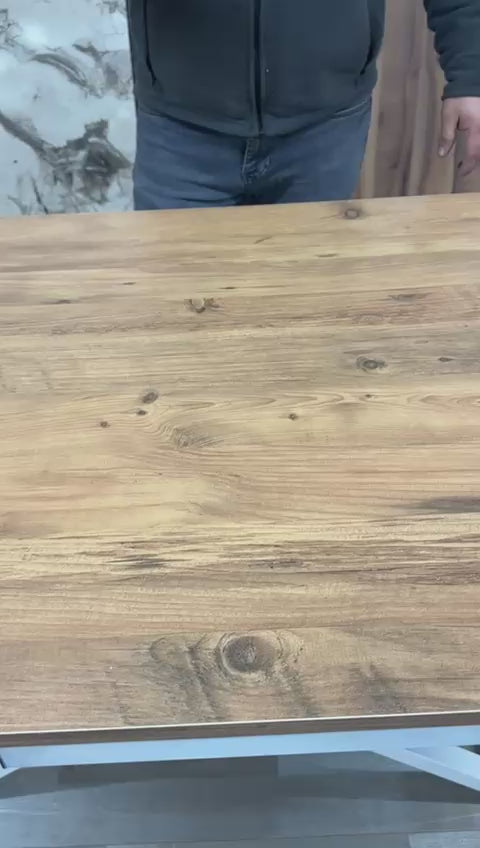 Load video: Oval Smart Extending Table | Efes Glass &amp; White