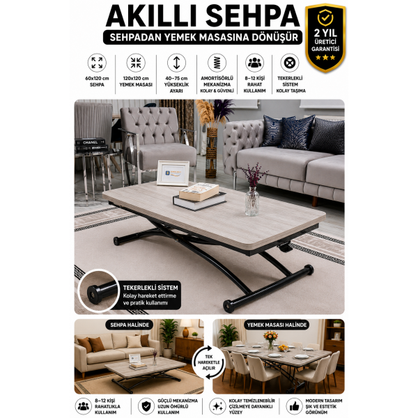 Juppo Üst Tabla Mdf Lizbon Oval Köşe Alt Ayak Yuvarlak Siyah Dışa Kıvrım