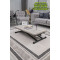 Home Üst Tabla Mdf Lizbon Oval KöşeAlt Ayak Siyah Renk